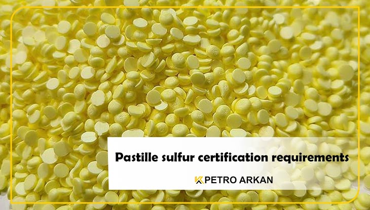 Pastille sulfur certification requirements