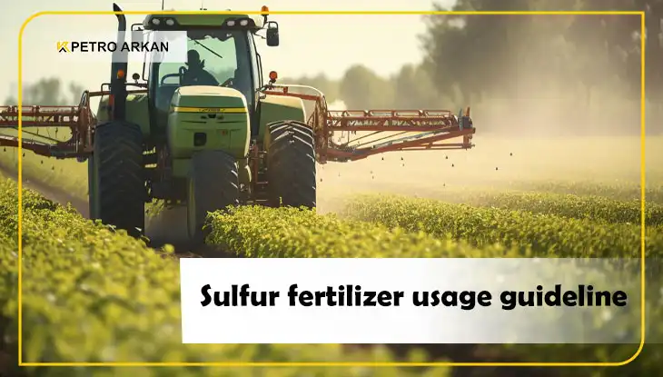 Sulfur fertilizer usage guideline