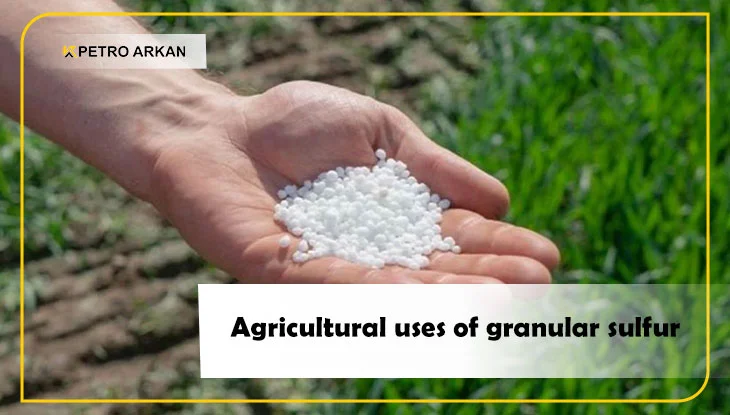 Agricultural uses of granular sulfur