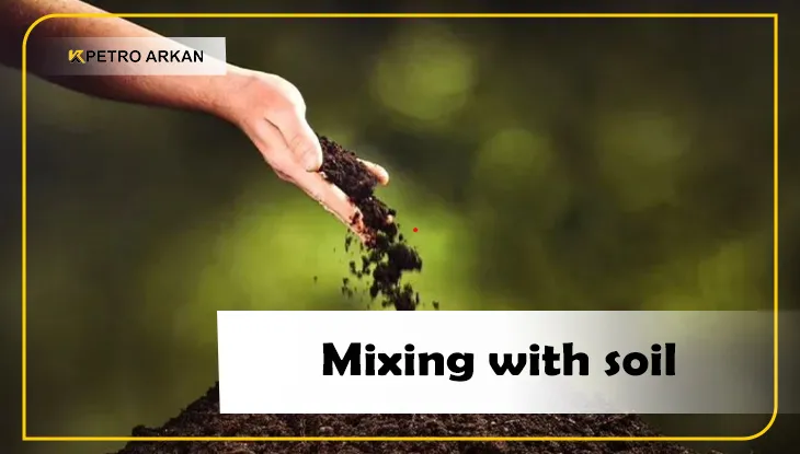 Mixing with soil
