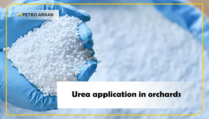 Urea application in orchards