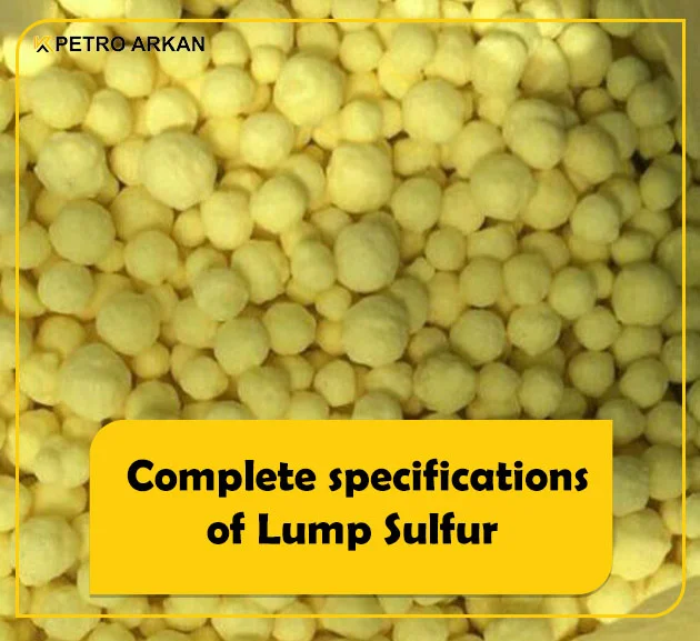 Complete specifications of lump sulfur