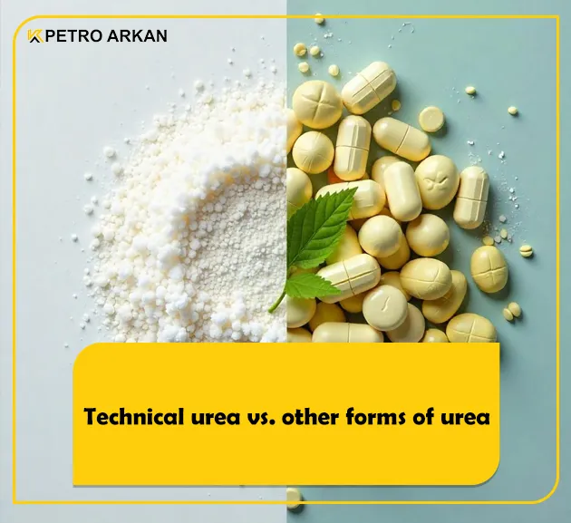 Technical urea vs. other forms of urea