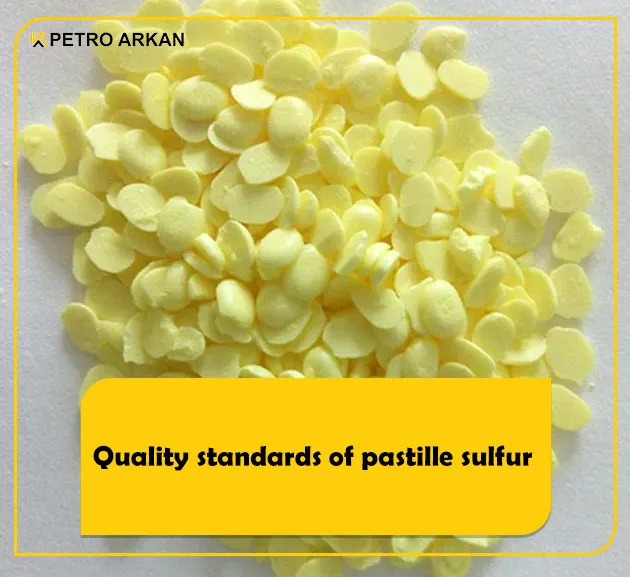 quality standards of pastille sulfur